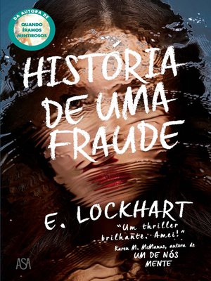 cover image of História de Uma Fraude
